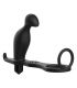 ADDICTED TOYS PLUG ANAL CON ANILLO SILICONA NEGRO 12 CM