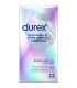 DUREX INVISIBLE EXTRA LUBRICADO 12 UNIDADES