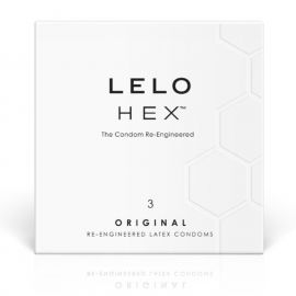 LELO HEX PRESERVATIVO CAJA 3 UDS