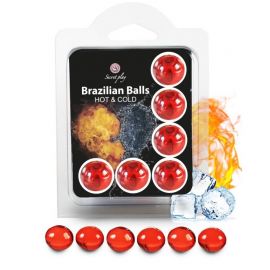 SECRETPLAY SET 6 BRAZILIAN BALLS EFECTO FRIO Y CALOR