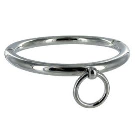 METAL HARD BDSM COLLAR CON ARGOLLA 10CM