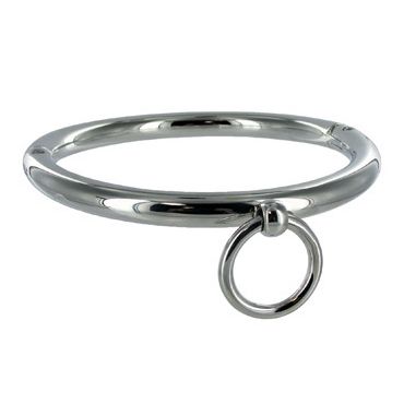 METAL HARD BDSM COLLAR CON ARGOLLA 10CM