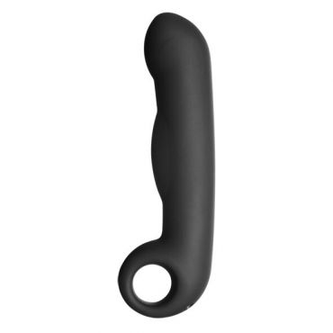 ELECTRASTIM OVID SILICONE NEGRO DILDO