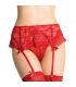 QUEEN LINGERIE TANGA CON LIGUERO DE ENCAJES S M