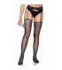 LEG AVENUE MEDIAS BRILLANTES CON LIGUERO TALLA UNICA