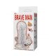 BAILE BRAVE MAN EXTENSION PENE VIBRADOR RABBIT