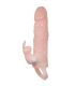 BAILE BRAVE MAN FUNDA PENE CON RABBIT VIBRADOR 165 CM NATURAL