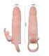 BAILE BRAVE MAN FUNDA PENE CON RABBIT VIBRADOR 165 CM NATURAL