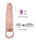 BAILE BRAVE MAN FUNDA PENE CON RABBIT VIBRADOR 165 CM NATURAL