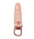 BAILE BRAVE MAN FUNDA PENE ANAL Y CLITORIS VIBRADOR 165 CM NATURAL