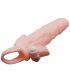 BAILE BRAVE MAN FUNDA PENE ANAL Y CLITORIS VIBRADOR 165 CM NATURAL