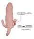 BAILE BRAVE MAN FUNDA PENE ANAL Y CLITORIS VIBRADOR 165 CM NATURAL