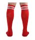 MACHO CALCETINES LARGOS TALLA UNICA ROJO