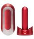 TENGA FLIP 0 ZERO ROJO CON CALENTADOR