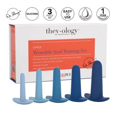 CALEXOTICS WEARABLE ANAL TRAINING SET 5 PIECES