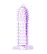 BAILE FUNDA PARA PENE CON PUNTOS ESTIMULANTES MORADO 14 CM