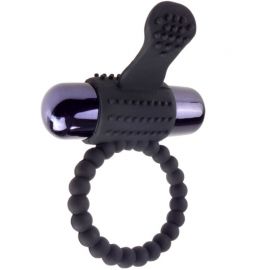 FANTASY C RINGZ ANILLO VIBRADOR DE SILICONA NEGRO