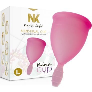 NINA KIKa COPA MENSTRUAL ROSA TALLA L