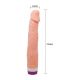 BAILE VIBRADOR REALaSTICO NATURAL 22 CM