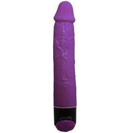 BAILE COLORFUL SEX VIBRADOR REALISTICO LILA 23 CM