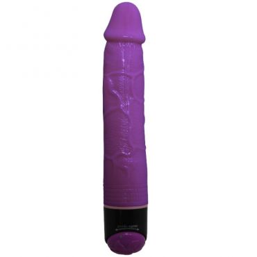 BAILE COLORFUL SEX VIBRADOR REALISTICO LILA 23 CM