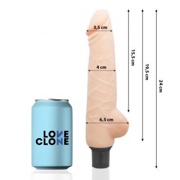 LOVECLONE HARALD SELF LUBRICATION VIBRADOR 24 CM O 4 CM