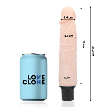 LOVECLONE FINN SELF LUBRICATION VIBRADOR 212 CM O 38 CM