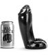 ALL BLACK DILDO REALISTICO 18 CM