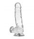 X RAY CLEAR DILDO REALISTA TRANSPARENTE 185 CM O 38 CM