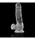 X RAY CLEAR DILDO REALISTA TRANSPARENTE 185 CM O 38 CM