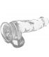 X RAY CLEAR DILDO REALISTA TRANSPARENTE 185 CM O 38 CM