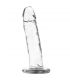 X RAY CLEAR DILDO TRANSPARENTE 18 CM O 4 CM