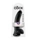 KING COCK 9 PENE REALISTICO NEGRO 229 CM