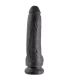 KING COCK 9 PENE REALISTICO NEGRO 229 CM