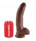 KING COCK 9 PENE REALISTICO MARRON 229 CM