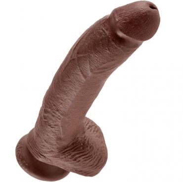 KING COCK 9 PENE REALISTICO MARRON 229 CM