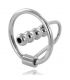 METAL HARD ANILLO GLANDE CON PLUG URETRAL 30MM