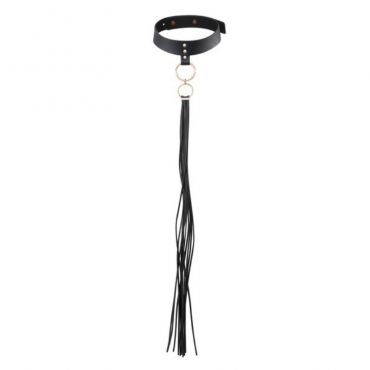 BIJOUX INDISCRETS MAZE COLLAR CON FLECOS NEGRO