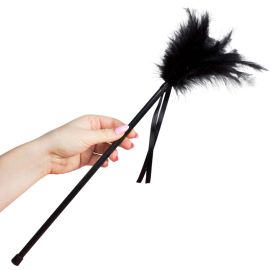 SECRETPLAY PLUMERO PLUMAS NEGRO 40 CM