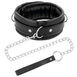 DARKNESS COLLAR CON CADENA SOFT LEATHER