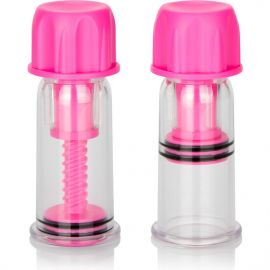 CALEXOTICS VACCUM TWIST SUCCIONADORES PEZONES ROSA