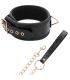 BEGME BLACK EDITION COLLAR CUERO VEGANO CON FORRO DE NEOPRENO