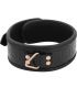 BEGME BLACK EDITION COLLAR CUERO VEGANO CON FORRO DE NEOPRENO