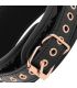 BEGME BLACK EDITION COLLAR CUERO VEGANO CON FORRO DE NEOPRENO