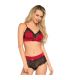 LEG AVENUE SET DOS PIEZAS ROJO Y NEGRO S M