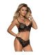 SUBBLIME SET SUJETADOR Y PANTIES NEGRO S M