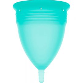 STERCUP COPA MENSTRUAL FDA SILICONA AQUAMARINA TALLA L