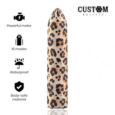 CUSTOM BULLETS BALA RECARGABLE LEOPARD 10 INTENSIDADES