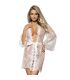 SUBBLIME BABYDOLL MANGAS ACAMPANADAS ENCAJE BLANCO S M