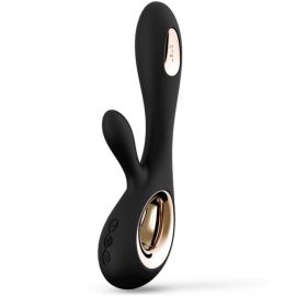 LELO SORAYA WAVE VIBRADOR RABBIT NEGRO